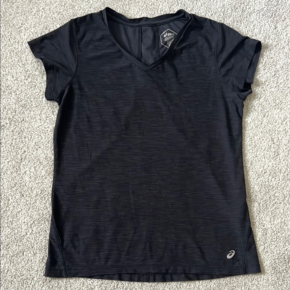 Asics Black Fitted Short Sleeve T-Shirt